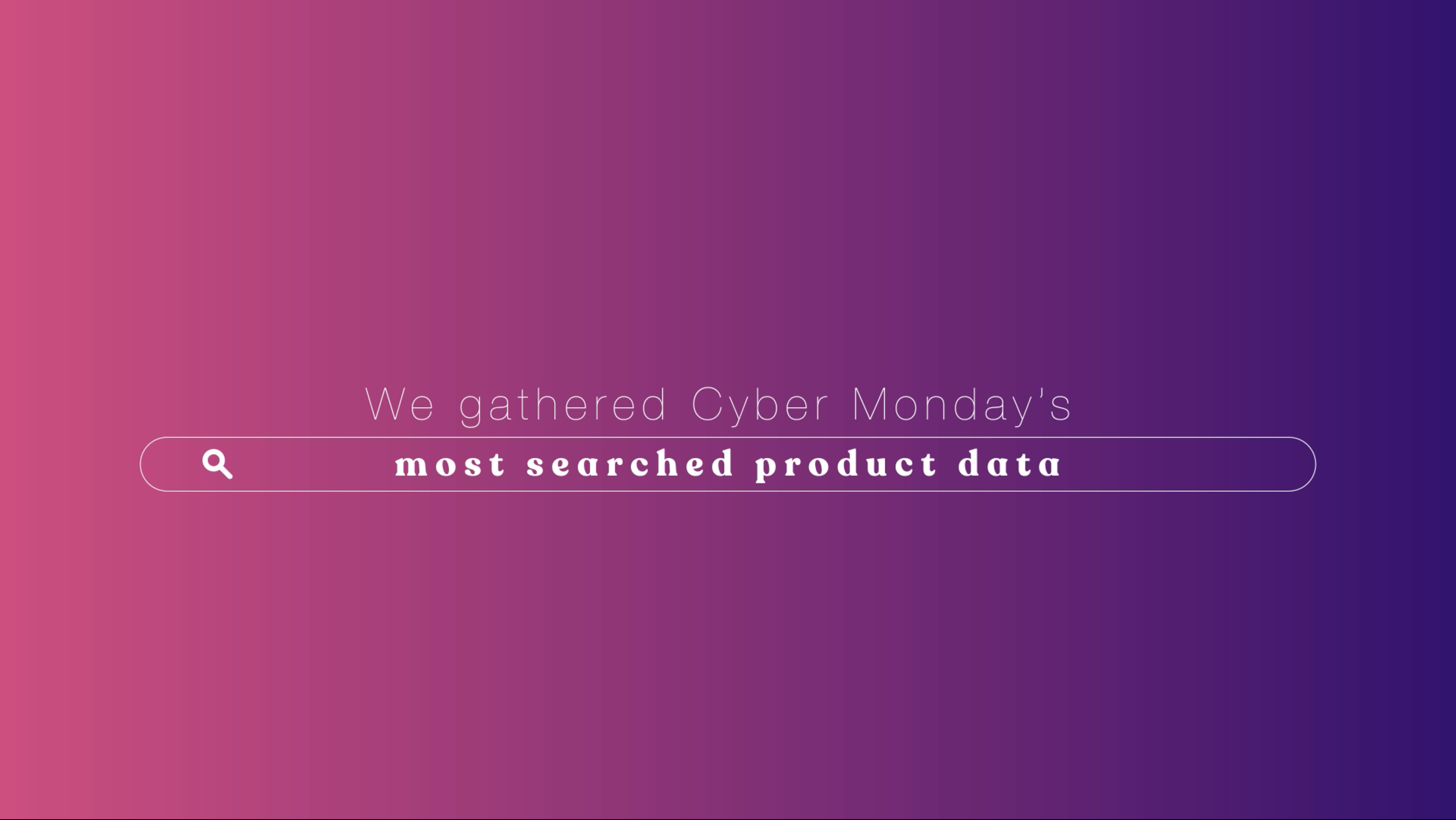 An unparalleled Cyber Monday experience