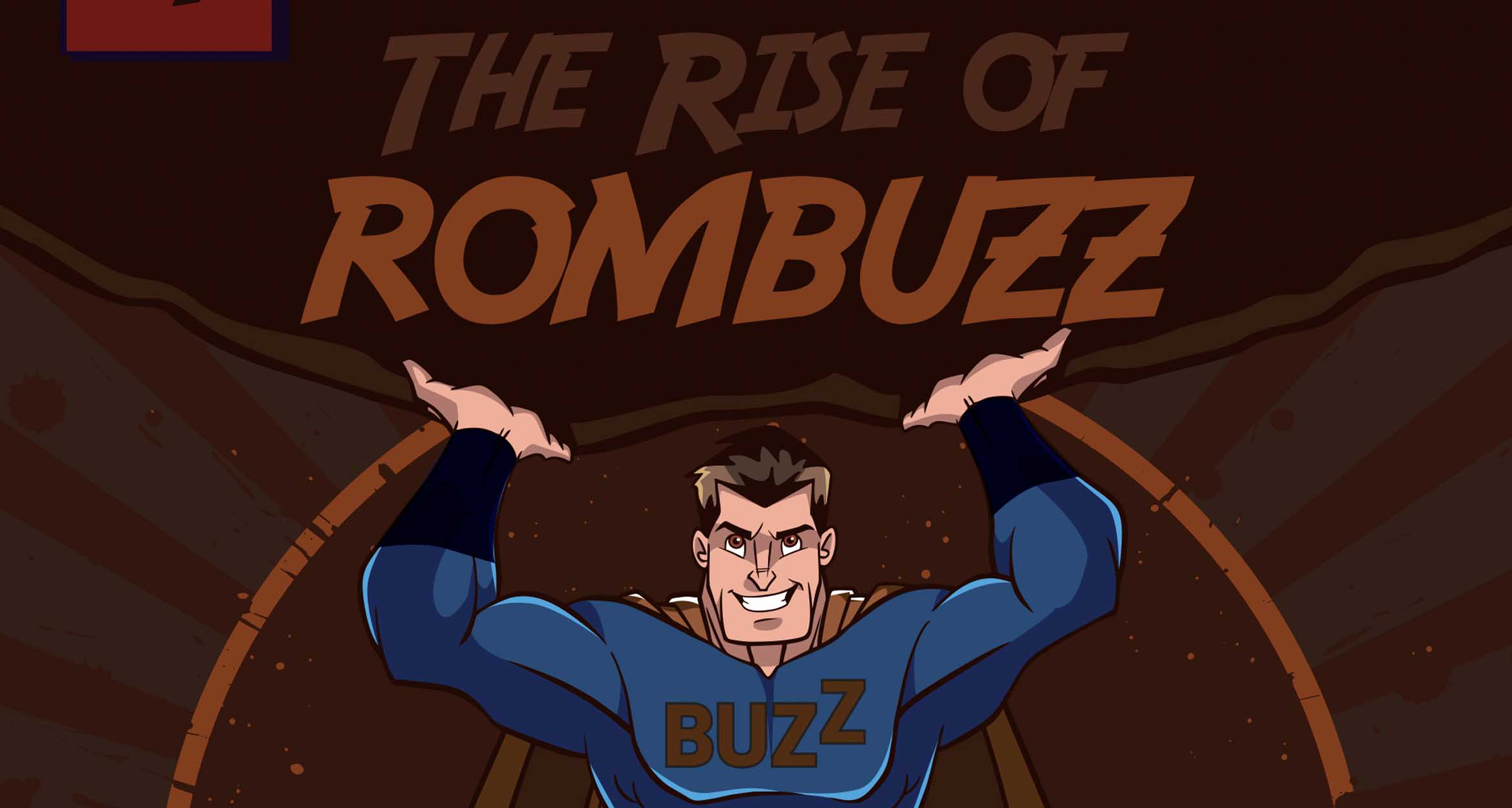 The Rise of ROMBUZZ superhero comic book cover 