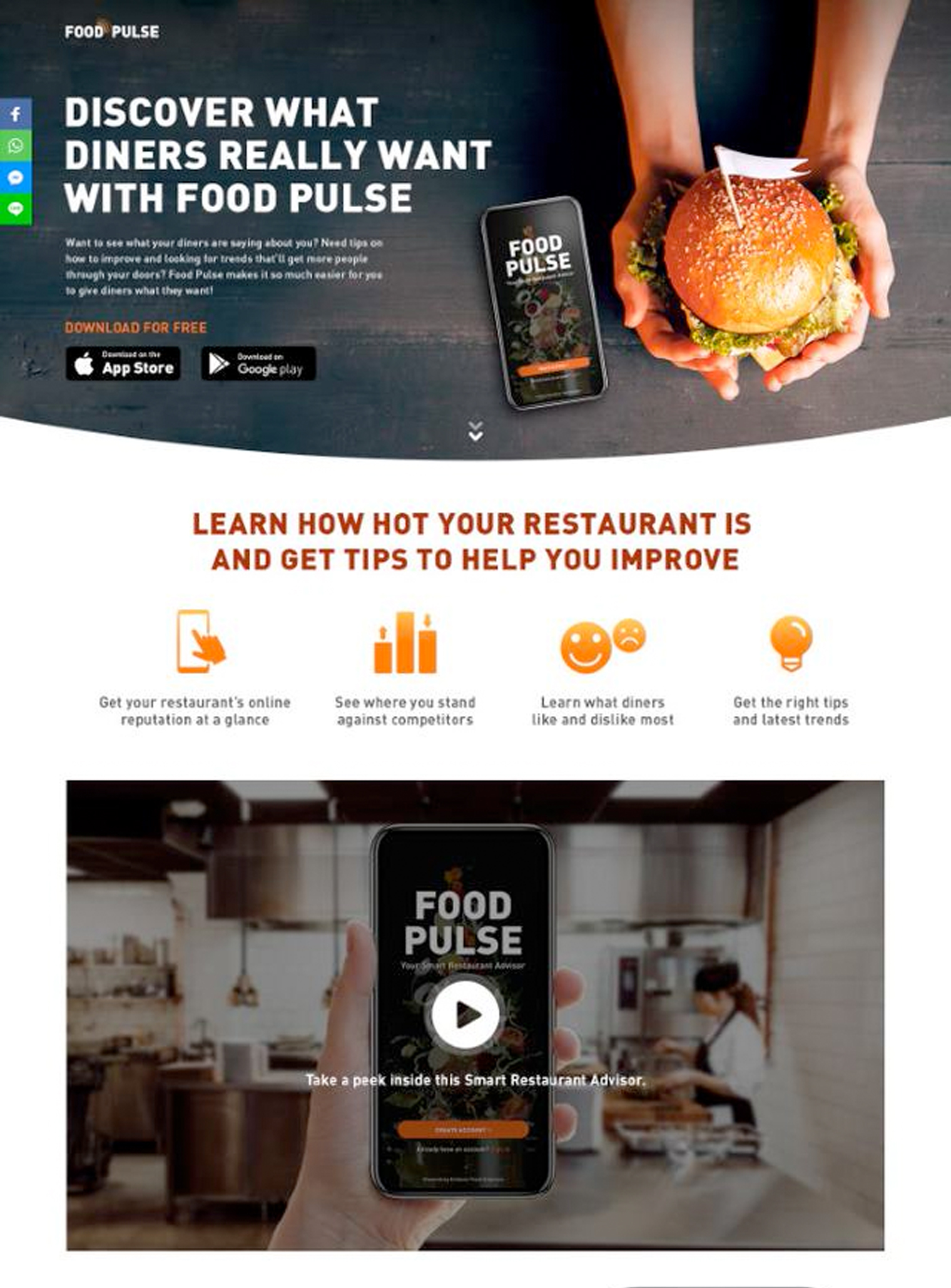 Food Pulse App Overview: Learn how hot your restaurant is and get tips to help you improve 