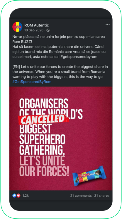ROM Social Post Screenshot: Organisers of World’s Biggest Cancelled Superhero Gathering, Let’s Unite our Forces!